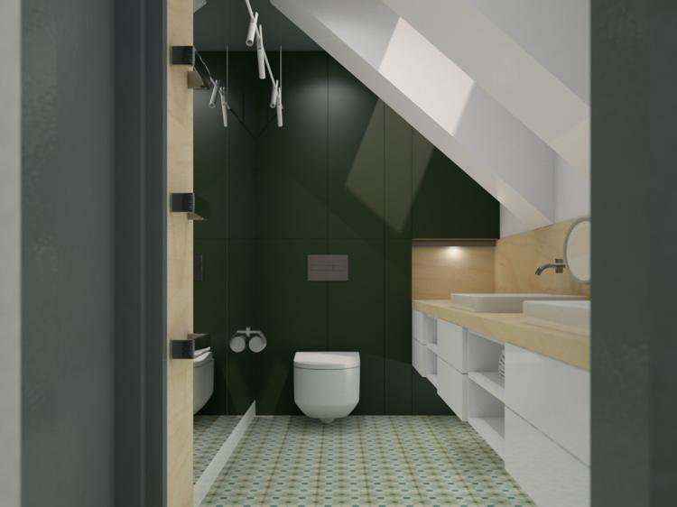 Łazienka na poddaszu